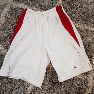 Mens large white jordan shorts